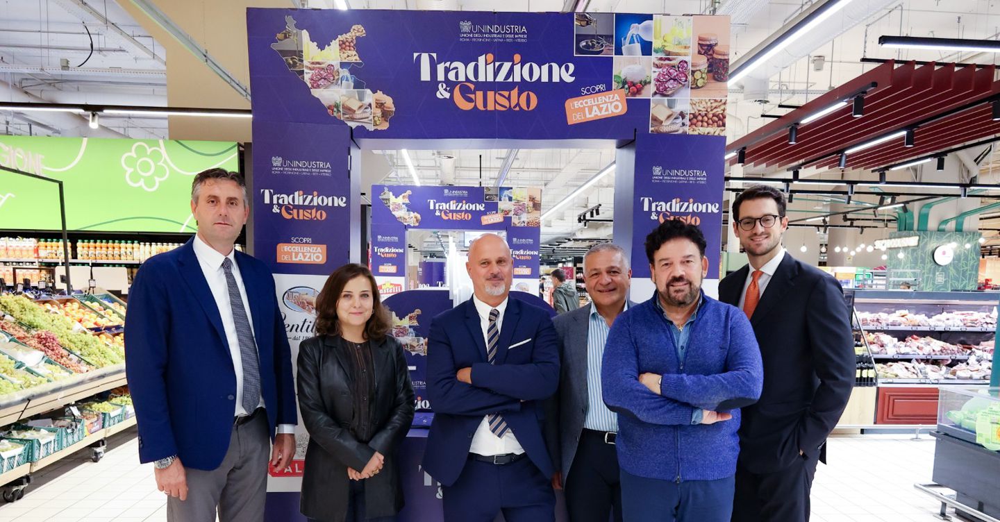 Unindustria e Conad insieme per valorizzare le eccellenze agroalimentari del Lazio